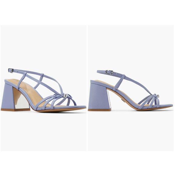 New $160 Ted Baker London Eliza Slingback Sandal Heel (Women) Light Blue Sz. 9 - Picture 1 of 6